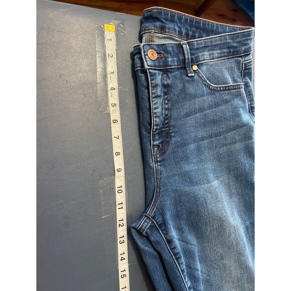 Talbots Flawless High-Rise Barely Boot Jeans Size 10 Cowgirl Western Rodeo Ranch - Picture 3 of 10